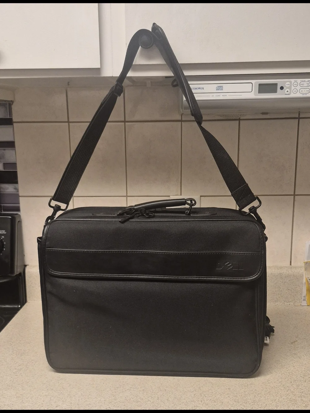Black Laptop Messenger Bag - Dell